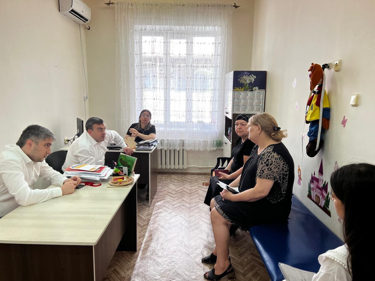 Врио министра труда и социального развития РД Магомедзагид Кихасуров посетил реабилитационный центр в Махачкале